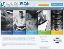 Tablet Screenshot of drlouiscrose.com